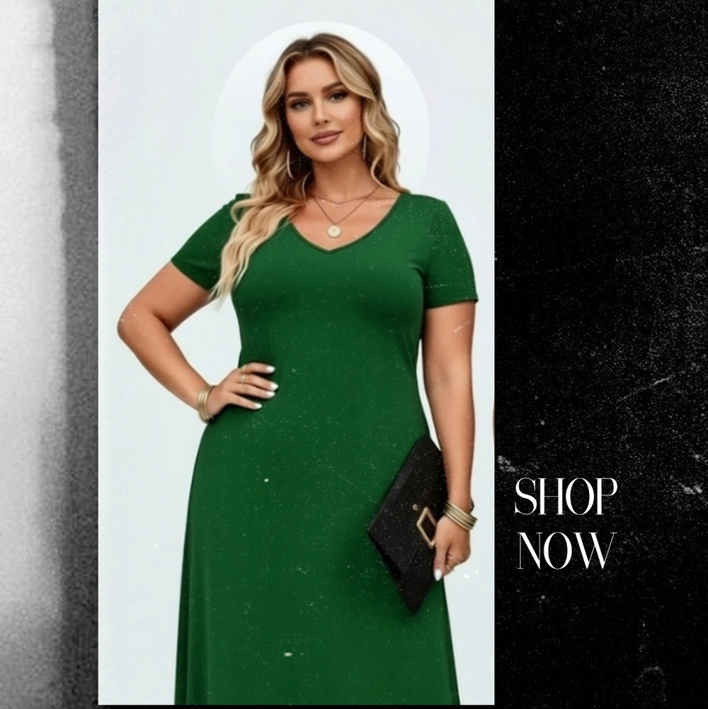 Versatile V-Neck Dress